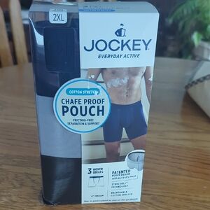 Jockey Everyday Active Boxer Briefs - Black and Gray